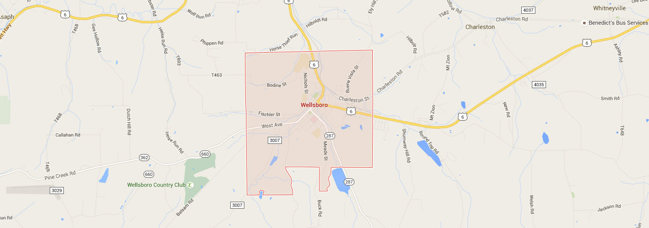 wellsboro map